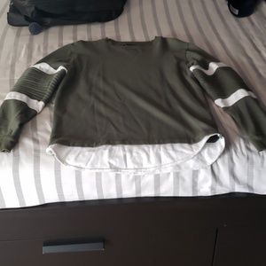 BooHoo Olive Pullover